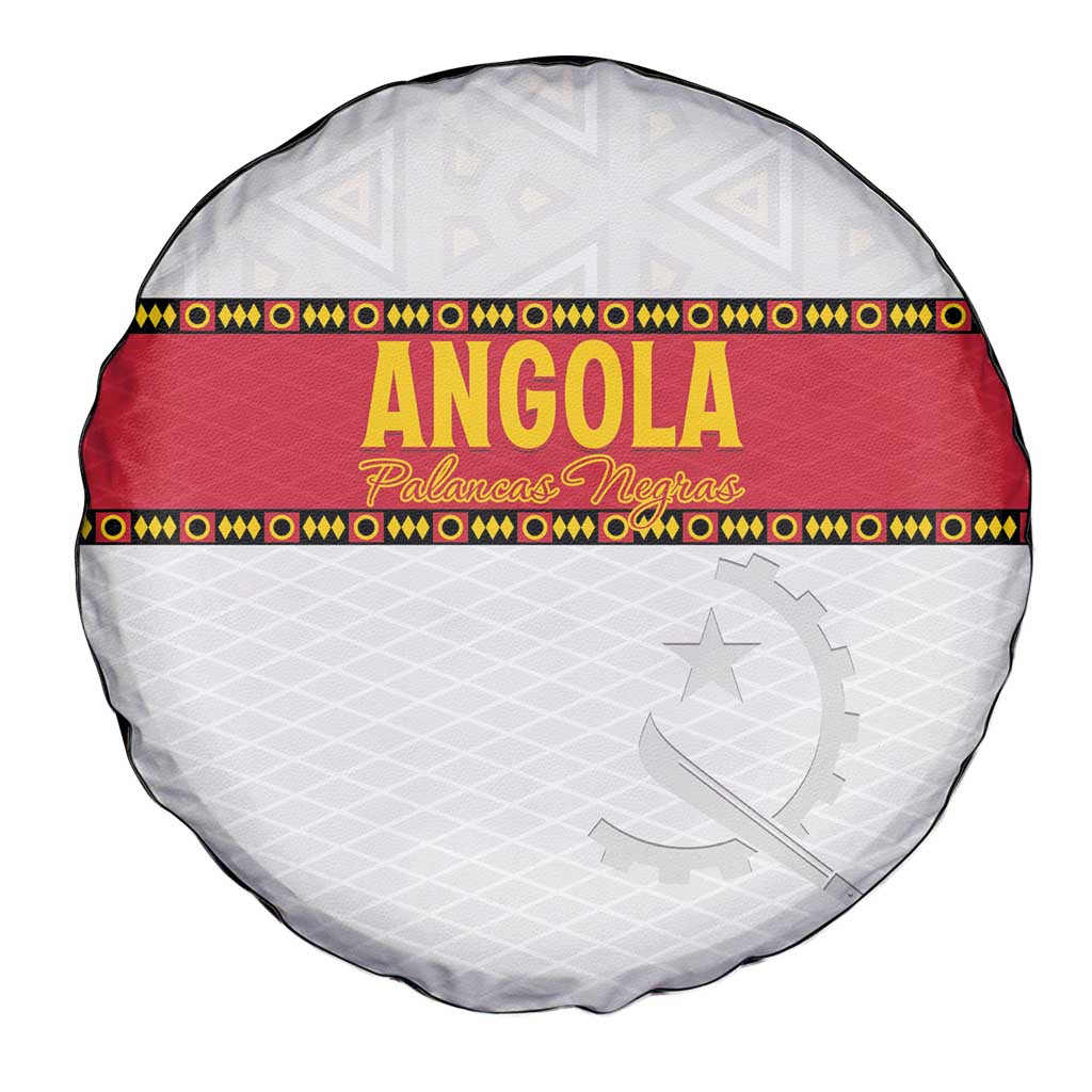 Angola Football Spare Tire Cover Avante Palancas Negras - White - Wonder Print Shop
