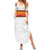 Custom Angola Football Summer Maxi Dress Avante Palancas Negras - White - Wonder Print Shop
