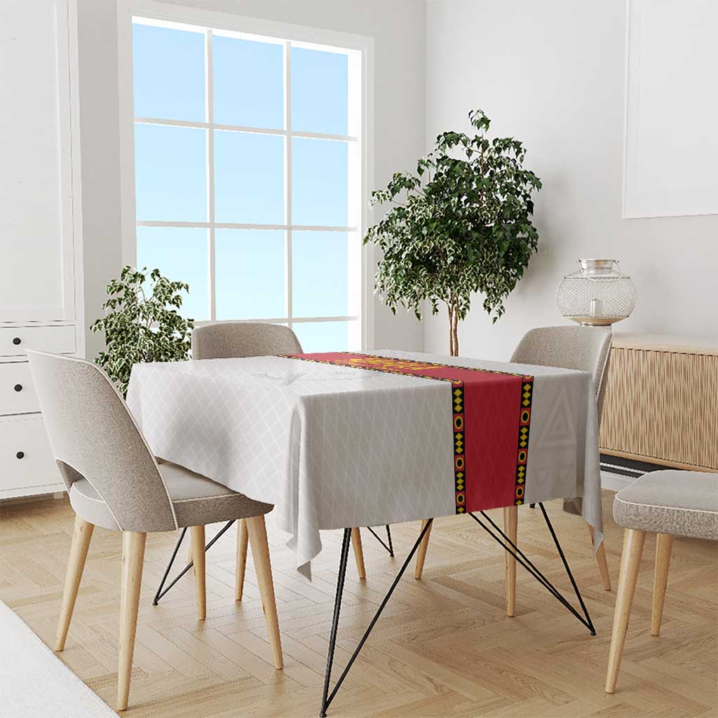 Angola Football Tablecloth Avante Palancas Negras - White - Wonder Print Shop