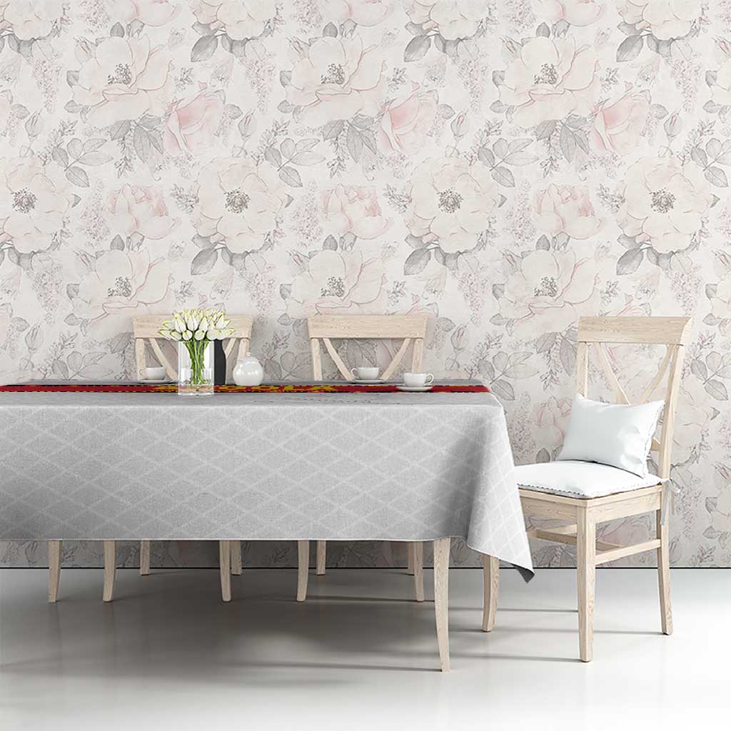 Angola Football Tablecloth Avante Palancas Negras - White - Wonder Print Shop