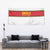 Angola Football Tapestry Avante Palancas Negras - White - Wonder Print Shop