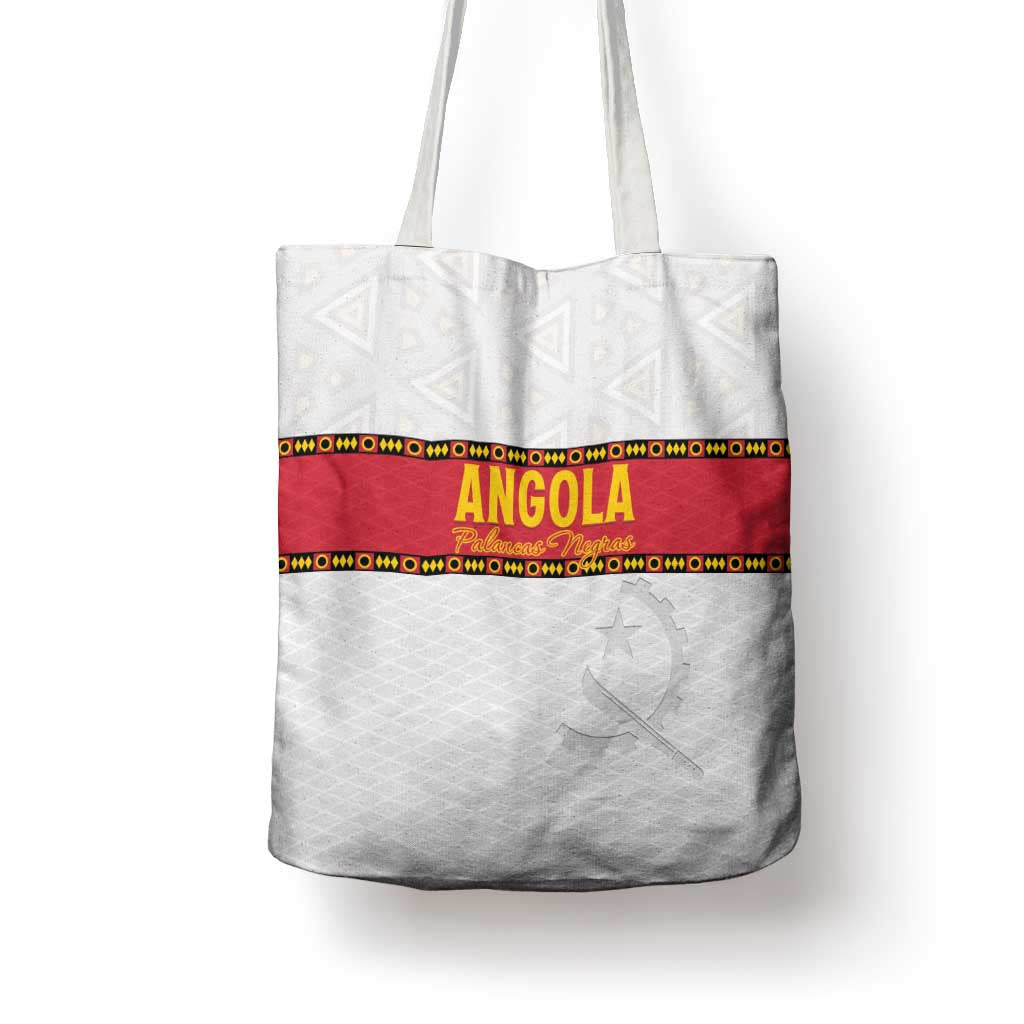 Angola Football Tote Bag Avante Palancas Negras - White - Wonder Print Shop