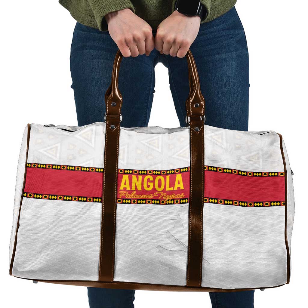 Angola Football Travel Bag Avante Palancas Negras - White - Wonder Print Shop