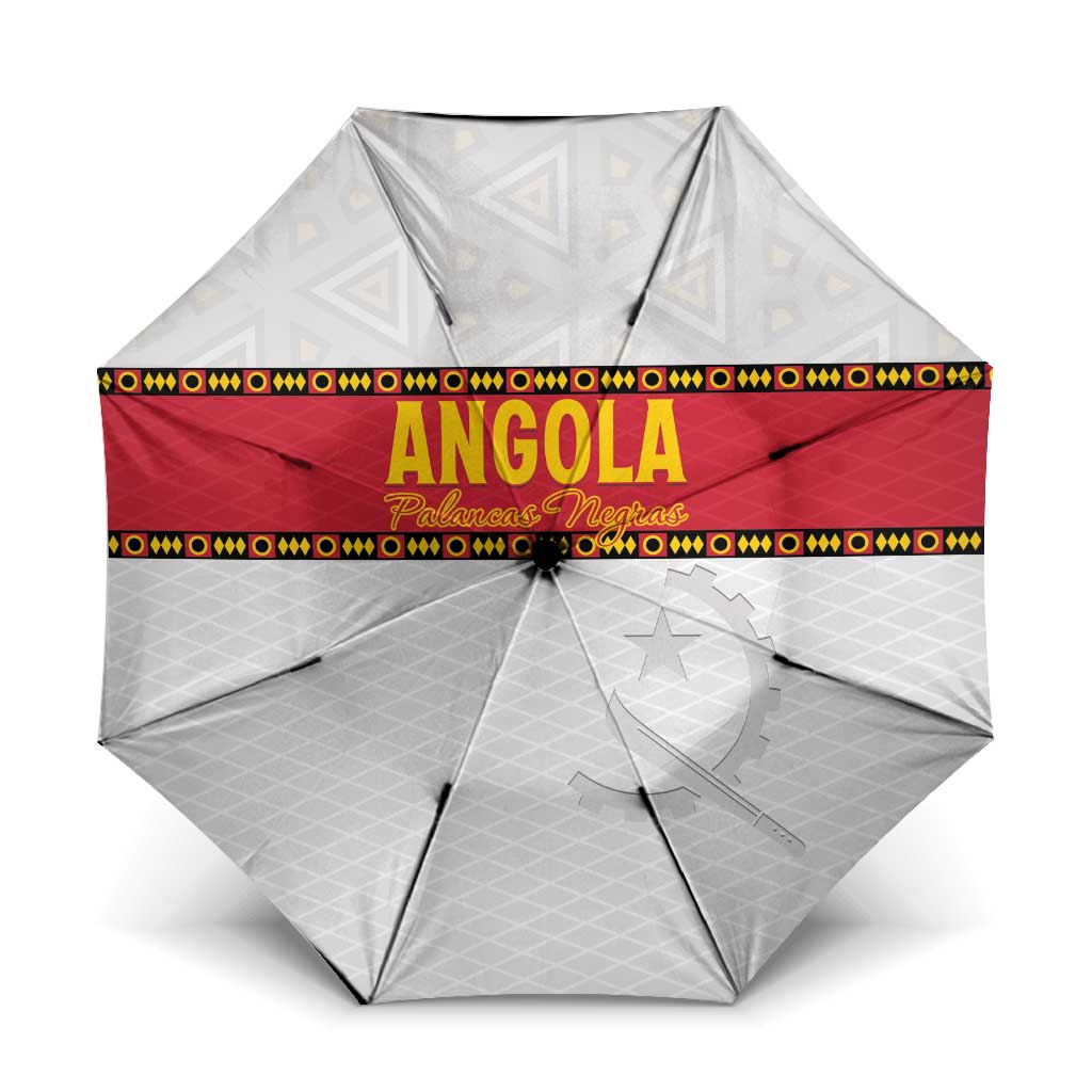 Angola Football Umbrella Avante Palancas Negras - White - Wonder Print Shop