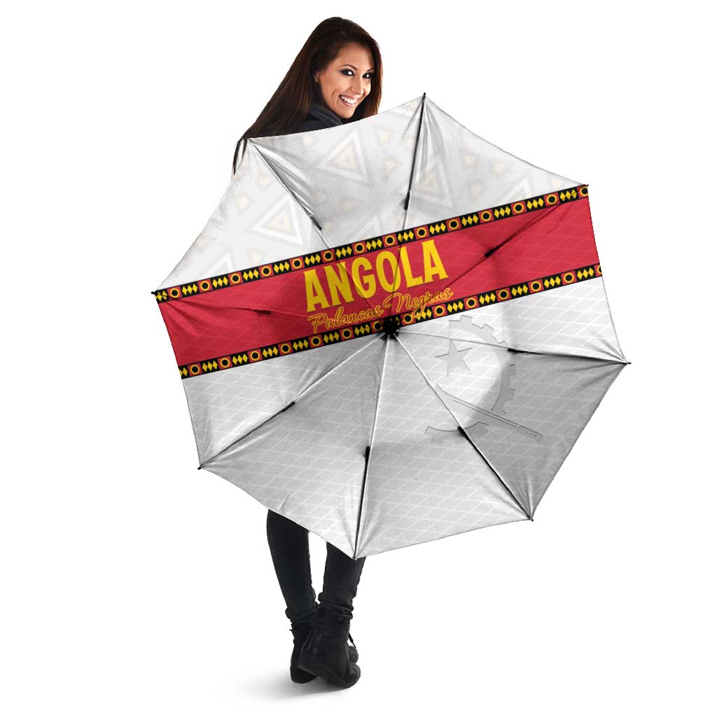 Angola Football Umbrella Avante Palancas Negras - White - Wonder Print Shop