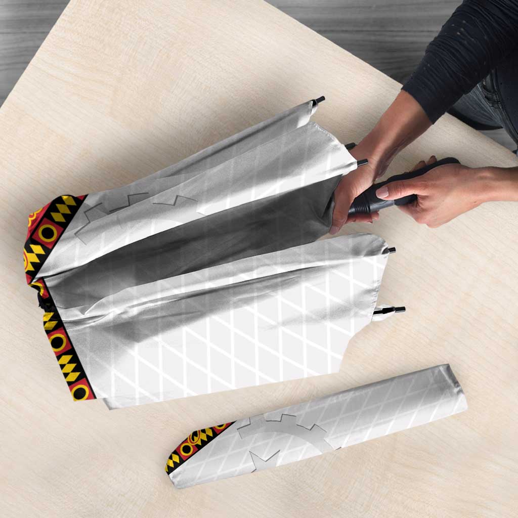 Angola Football Umbrella Avante Palancas Negras - White - Wonder Print Shop