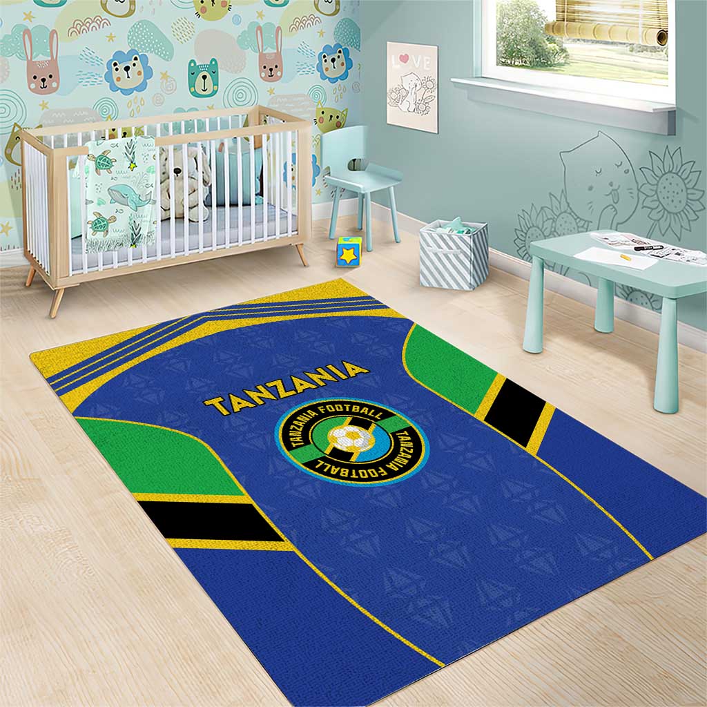 Tanzania Football Area Rug Go Taifa Stars Go - Wonder Print Shop