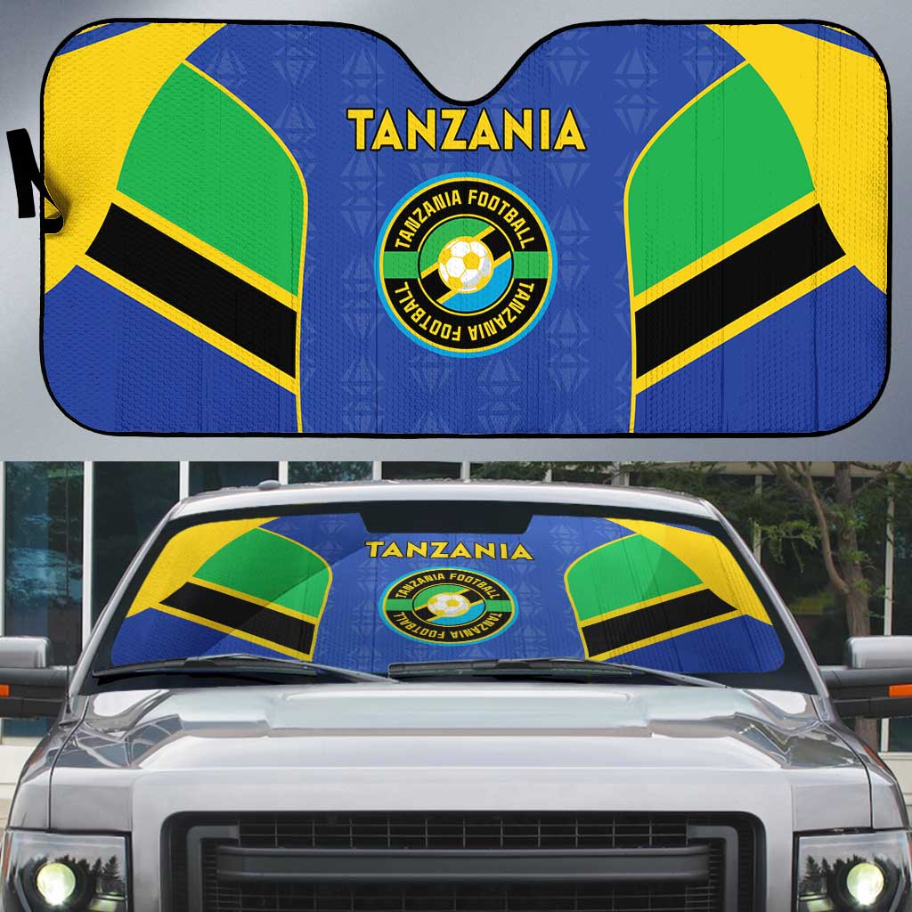 Tanzania Football Auto Sun Shade Go Taifa Stars Go - Wonder Print Shop