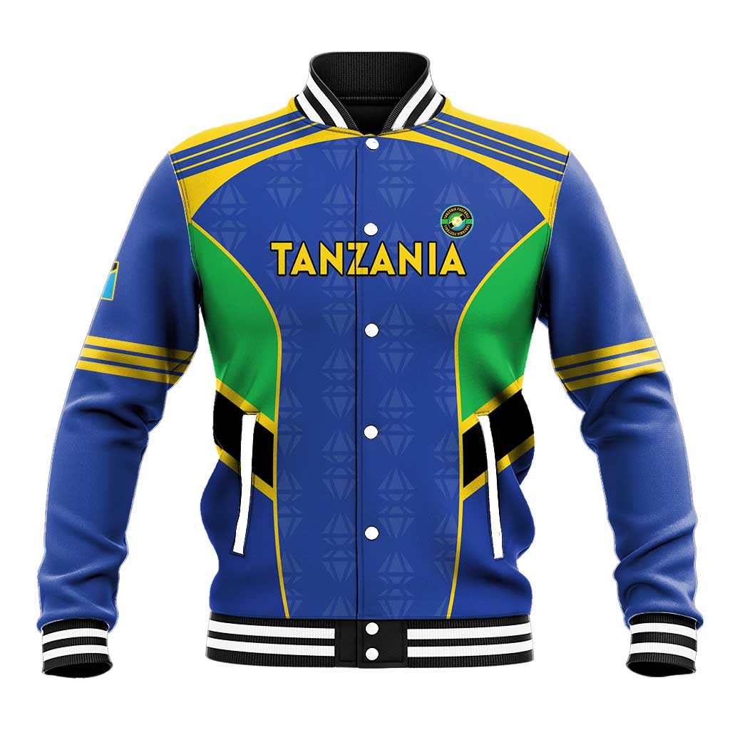 Custom Tanzania Football Baseball Jacket Go Taifa Stars Go - Wonder Print Shop