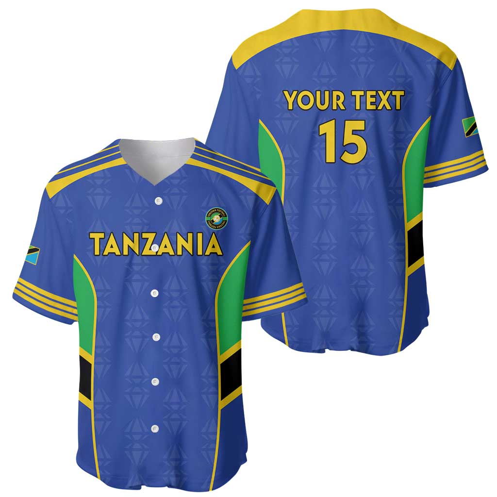 Custom Tanzania Football Baseball Jersey Go Taifa Stars Go - Wonder Print Shop