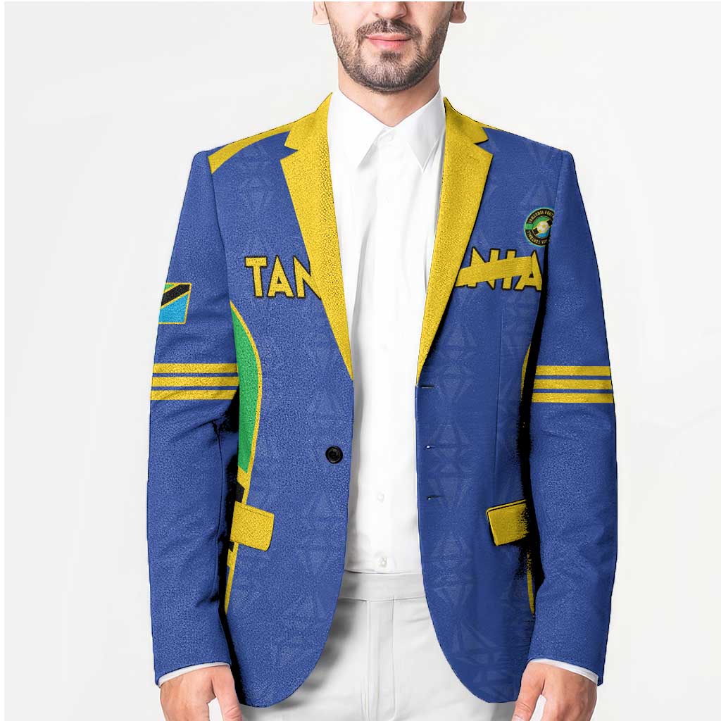 Custom Tanzania Football Blazer Go Taifa Stars Go - Wonder Print Shop