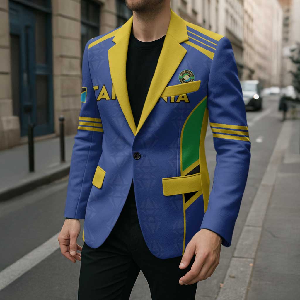 Custom Tanzania Football Blazer Go Taifa Stars Go - Wonder Print Shop