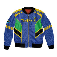Custom Tanzania Football Bomber Jacket Go Taifa Stars Go - Wonder Print Shop