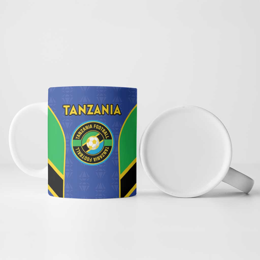 Custom Tanzania Football Ceramic Mug Go Taifa Stars Go - Wonder Print Shop