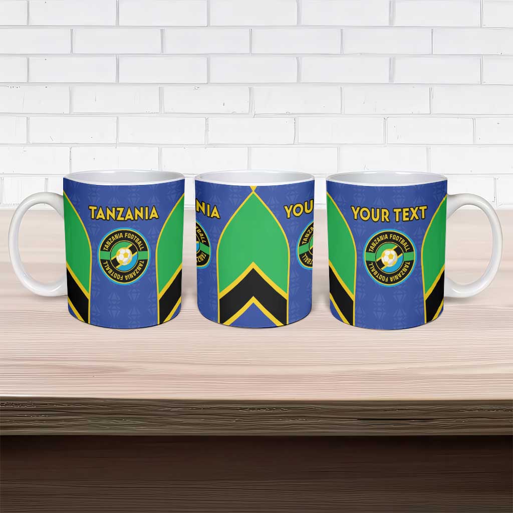 Custom Tanzania Football Ceramic Mug Go Taifa Stars Go - Wonder Print Shop