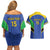 Custom Tanzania Football Couples Matching Off Shoulder Short Dress and Hawaiian Shirt Go Taifa Stars Go - Wonder Print Shop