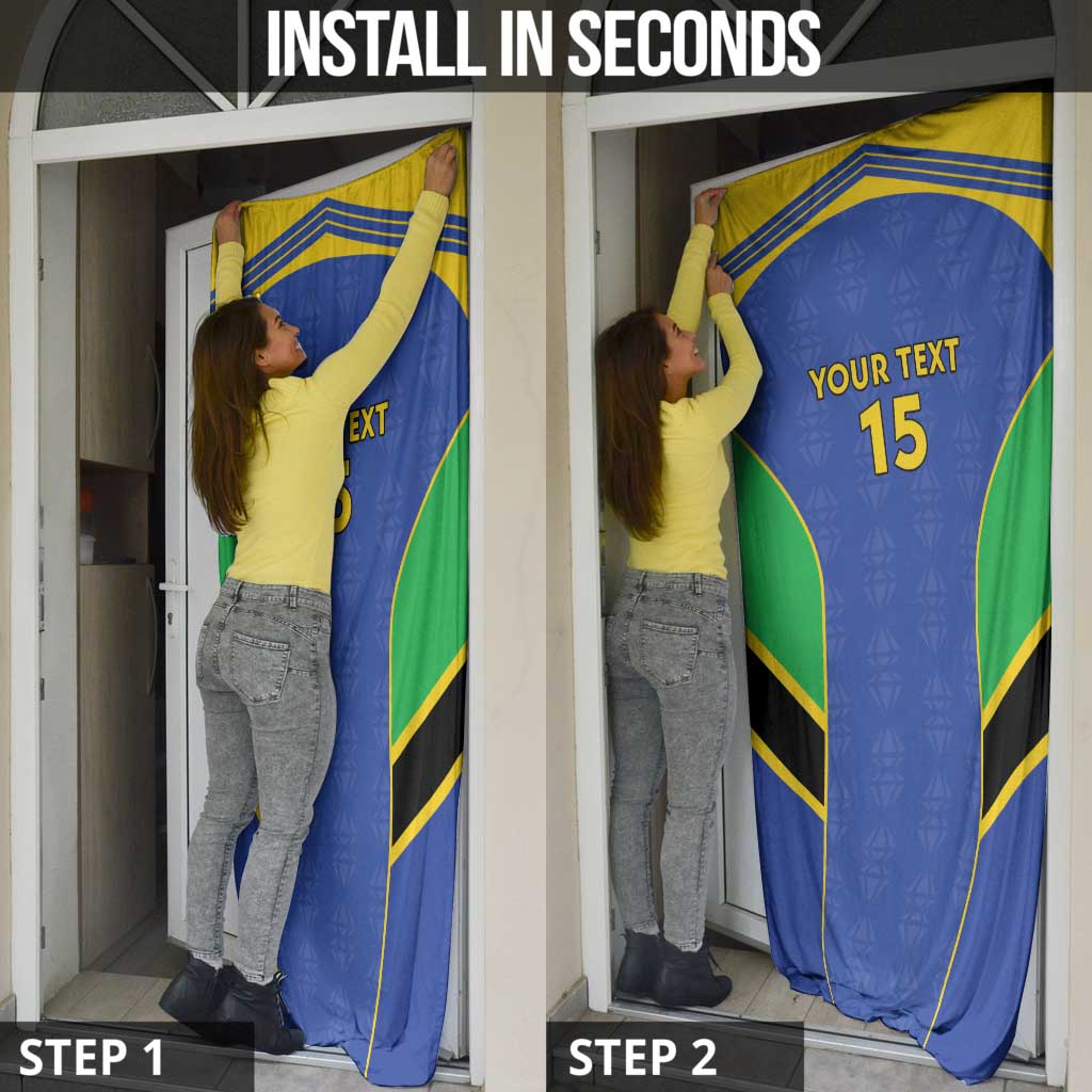 Tanzania Football Door Cover Go Taifa Stars Go - Wonder Print Shop