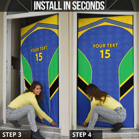 Tanzania Football Door Cover Go Taifa Stars Go - Wonder Print Shop