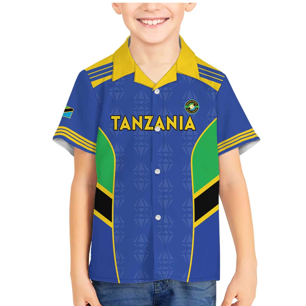 Custom Tanzania Football Family Matching Mermaid Dress and Hawaiian Shirt Go Taifa Stars Go - Wonder Print Shop