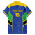 Custom Tanzania Football Family Matching Off Shoulder Short Dress and Hawaiian Shirt Go Taifa Stars Go - Wonder Print Shop