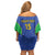 Custom Tanzania Football Family Matching Off Shoulder Short Dress and Hawaiian Shirt Go Taifa Stars Go - Wonder Print Shop