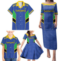 Custom Tanzania Football Family Matching Puletasi and Hawaiian Shirt Go Taifa Stars Go - Wonder Print Shop