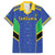 Custom Tanzania Football Family Matching Short Sleeve Bodycon Dress and Hawaiian Shirt Go Taifa Stars Go - Wonder Print Shop