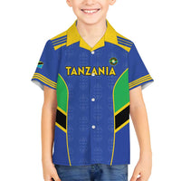 Custom Tanzania Football Family Matching Summer Maxi Dress and Hawaiian Shirt Go Taifa Stars Go - Wonder Print Shop