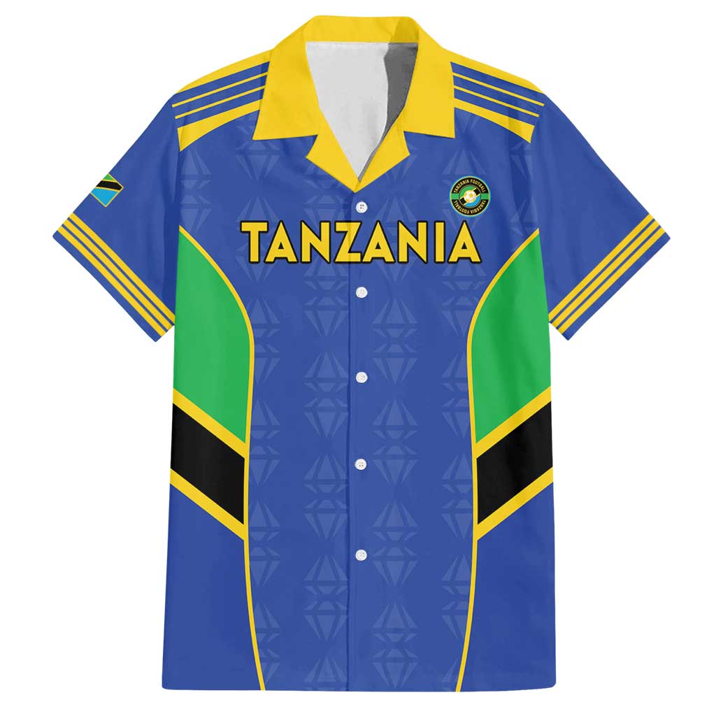 Custom Tanzania Football Family Matching Tank Maxi Dress and Hawaiian Shirt Go Taifa Stars Go - Wonder Print Shop