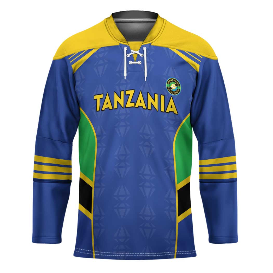 Custom Tanzania Football Hockey Jersey Go Taifa Stars Go - Wonder Print Shop