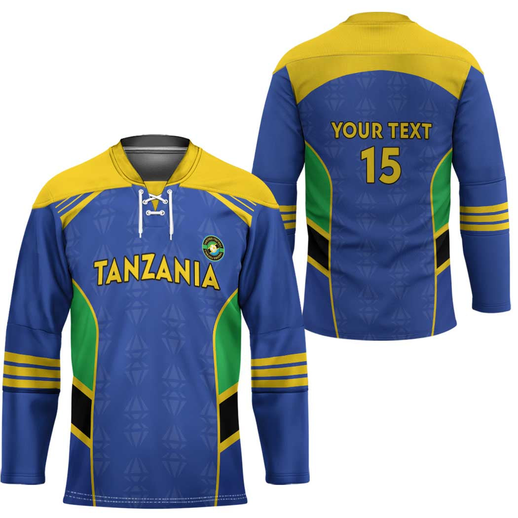 Custom Tanzania Football Hockey Jersey Go Taifa Stars Go - Wonder Print Shop