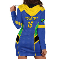 Custom Tanzania Football Hoodie Dress Go Taifa Stars Go - Wonder Print Shop
