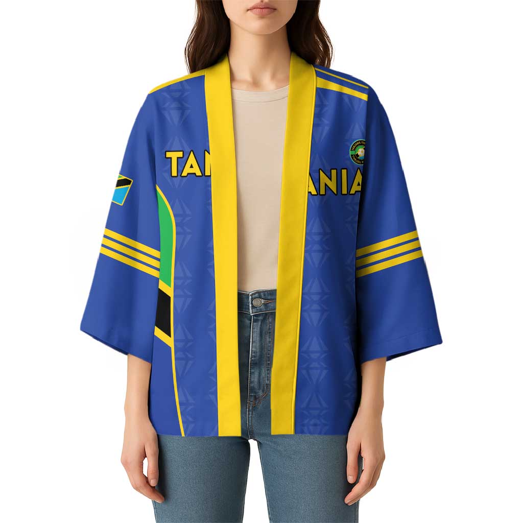 Custom Tanzania Football Kimono Go Taifa Stars Go - Wonder Print Shop