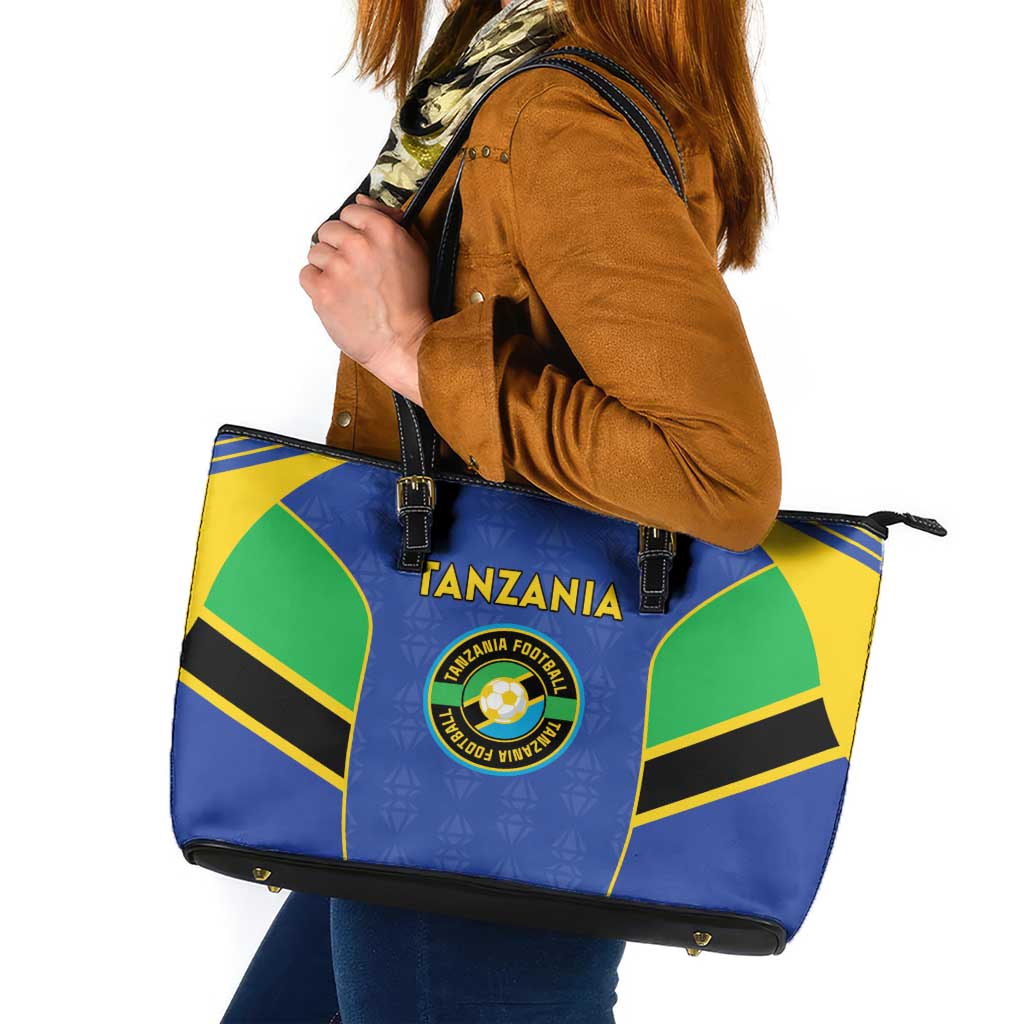 Tanzania Football Leather Tote Bag Go Taifa Stars Go - Wonder Print Shop