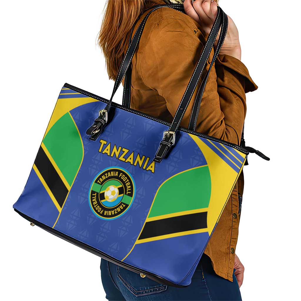 Tanzania Football Leather Tote Bag Go Taifa Stars Go - Wonder Print Shop