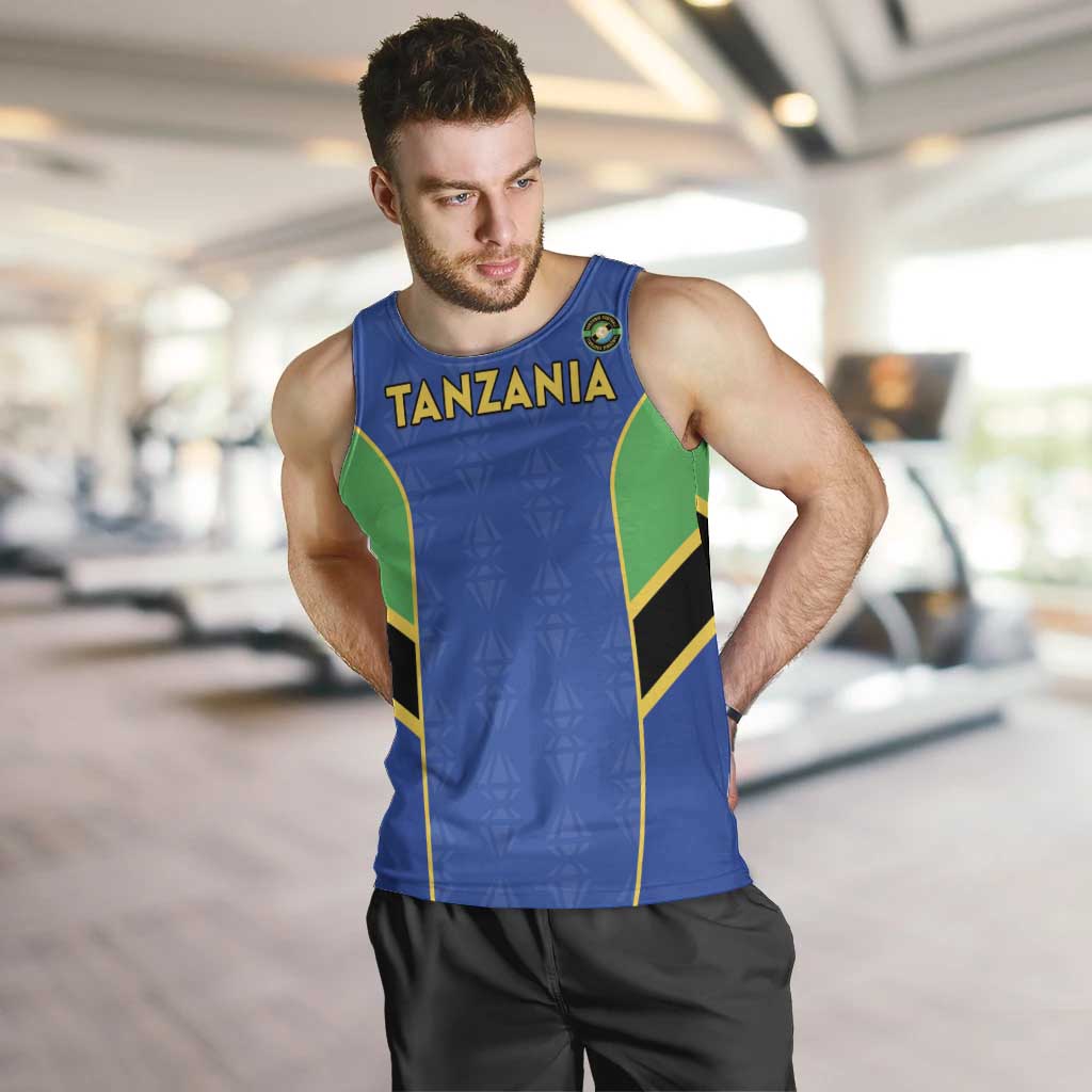 Custom Tanzania Football Men Tank Top Go Taifa Stars Go - Wonder Print Shop