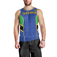 Custom Tanzania Football Men Tank Top Go Taifa Stars Go - Wonder Print Shop