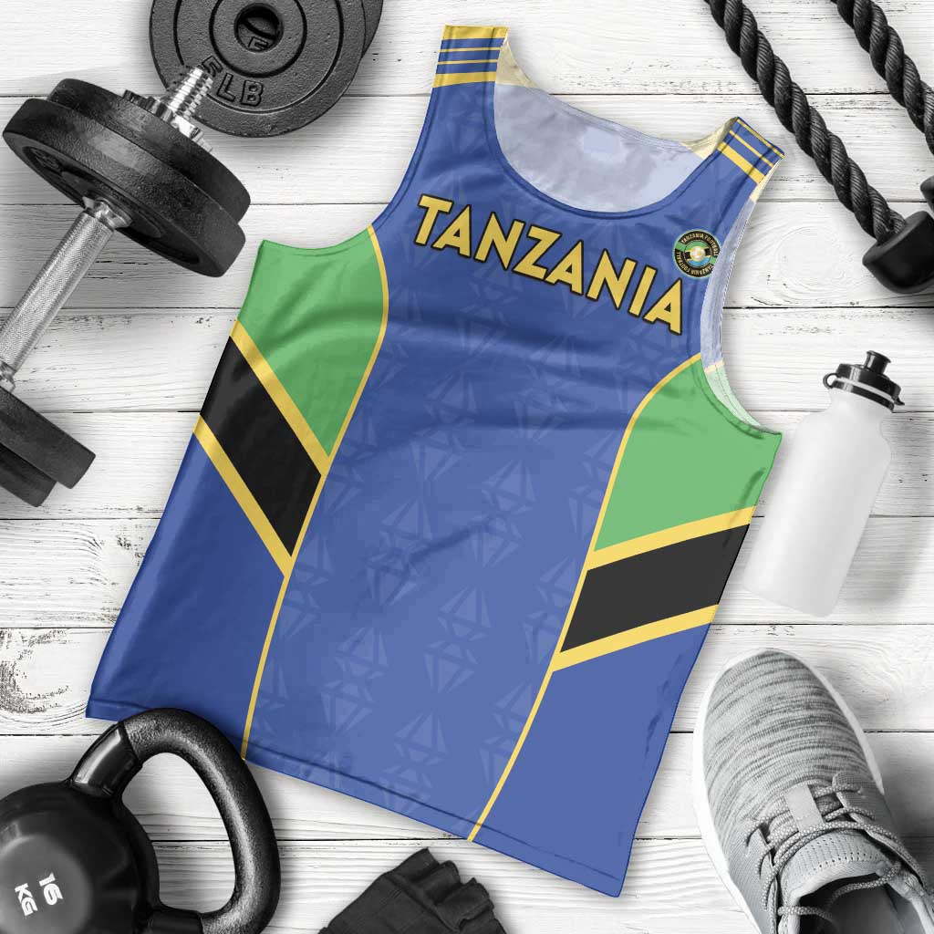 Custom Tanzania Football Men Tank Top Go Taifa Stars Go - Wonder Print Shop