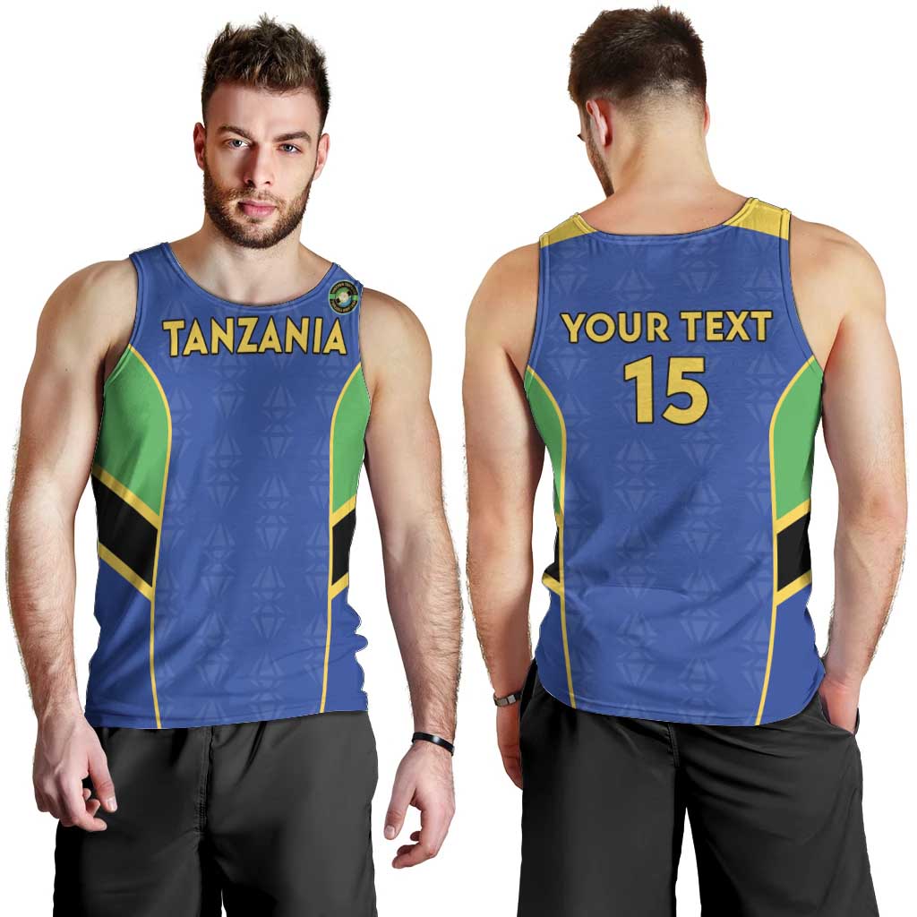Custom Tanzania Football Men Tank Top Go Taifa Stars Go - Wonder Print Shop