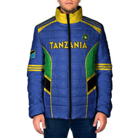 Custom Tanzania Football Padded Jacket Go Taifa Stars Go - Wonder Print Shop