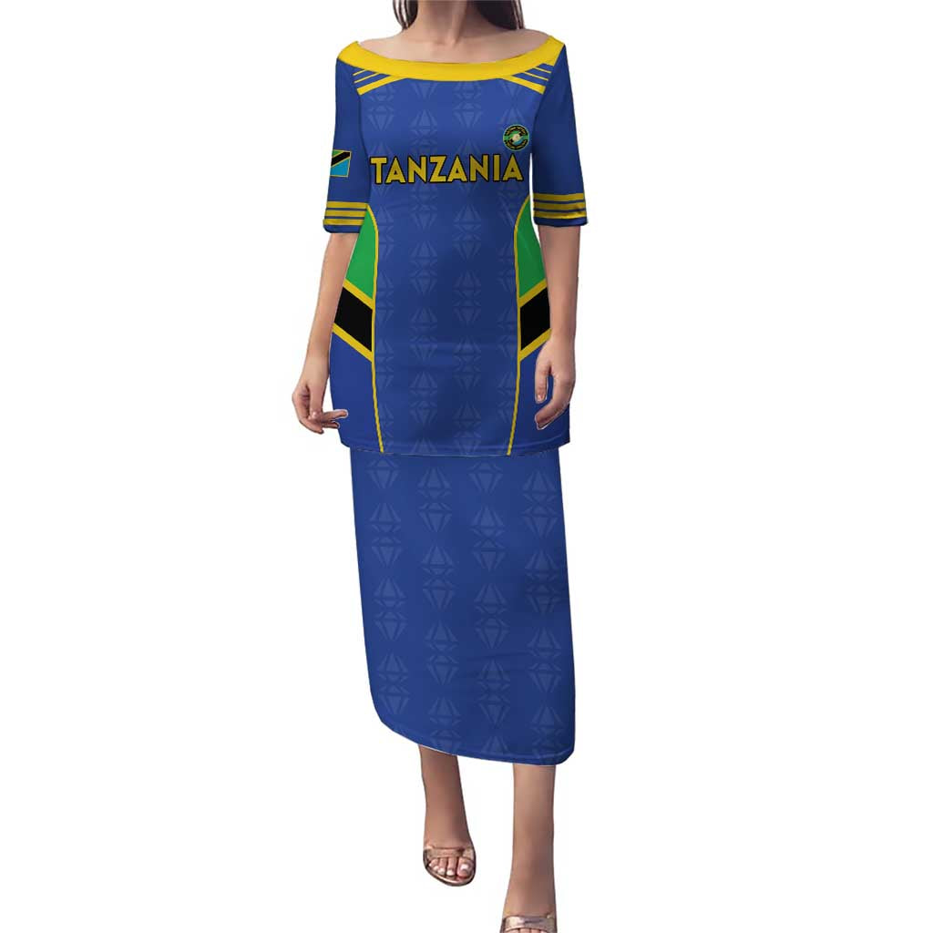 Custom Tanzania Football Puletasi Go Taifa Stars Go - Wonder Print Shop