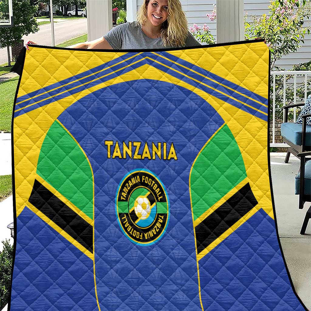 Tanzania Football Quilt Go Taifa Stars Go - Wonder Print Shop