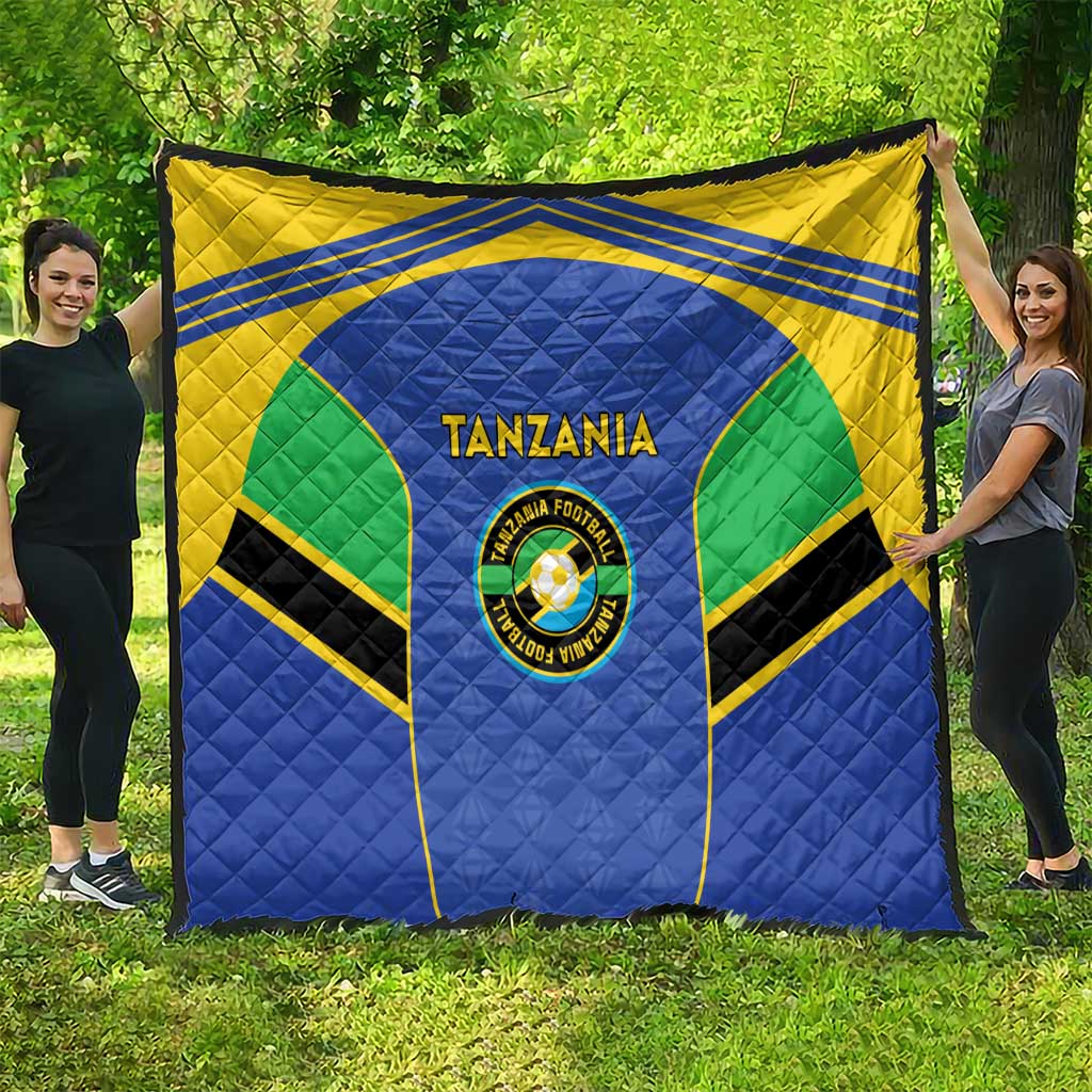 Tanzania Football Quilt Go Taifa Stars Go - Wonder Print Shop