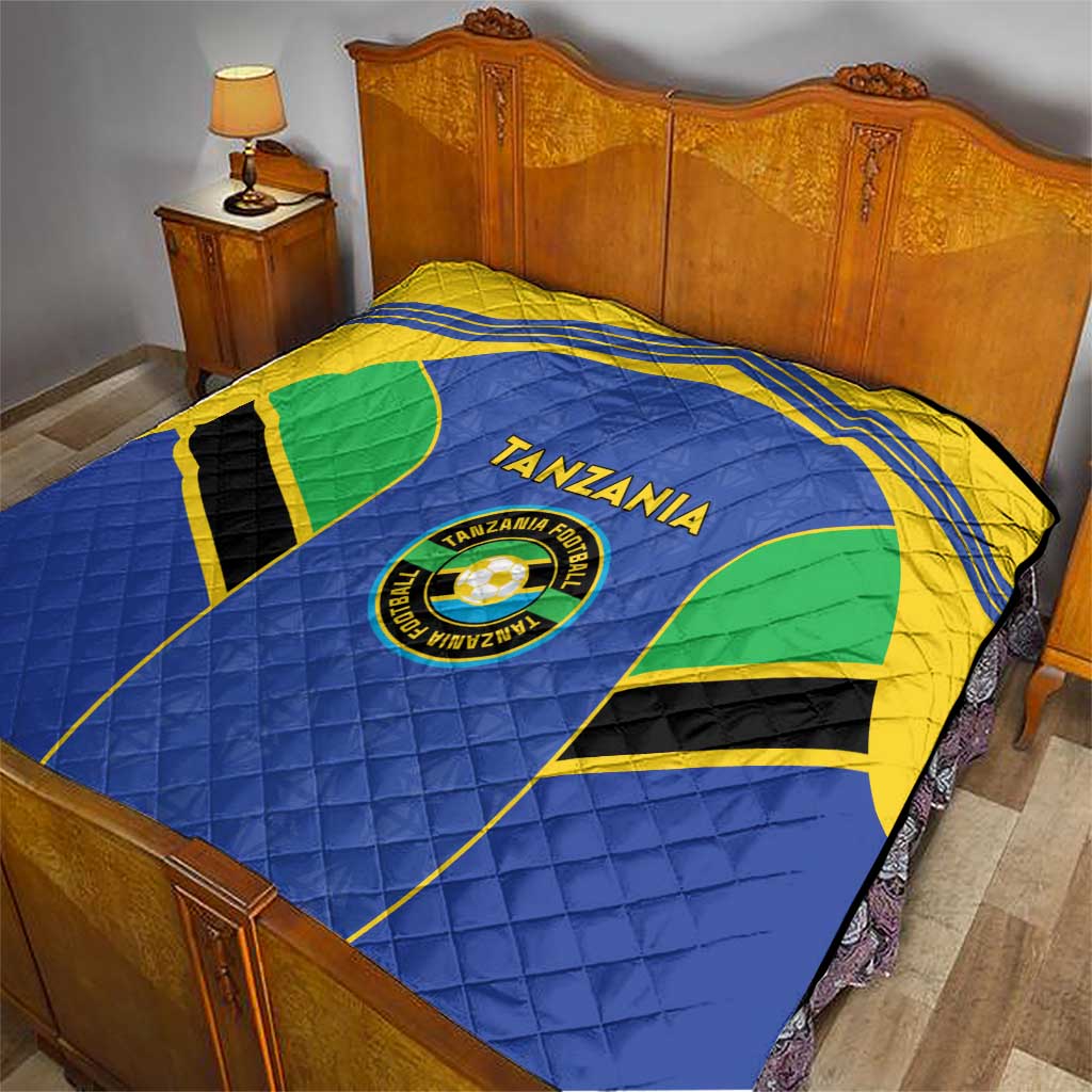 Tanzania Football Quilt Go Taifa Stars Go - Wonder Print Shop