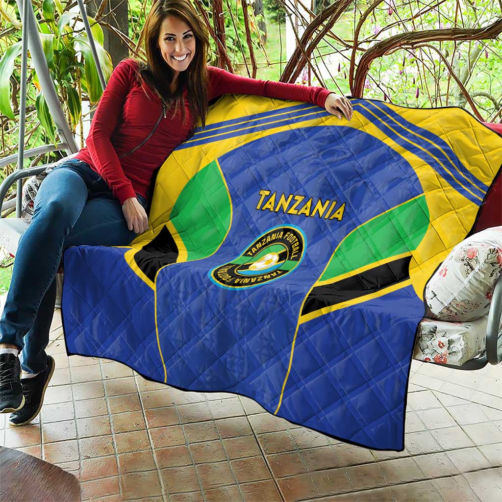 Tanzania Football Quilt Go Taifa Stars Go - Wonder Print Shop