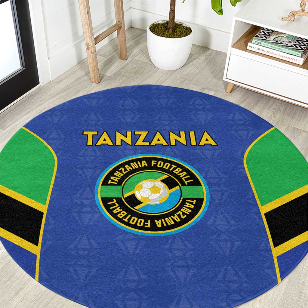Tanzania Football Round Carpet Go Taifa Stars Go - Wonder Print Shop