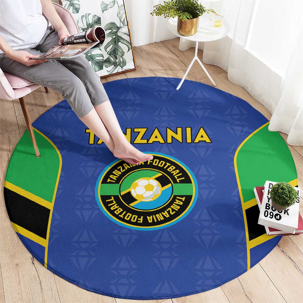 Tanzania Football Round Carpet Go Taifa Stars Go - Wonder Print Shop