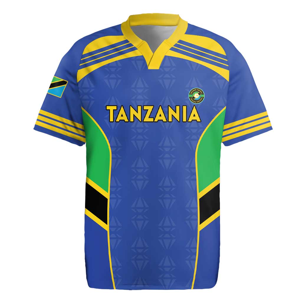 Custom Tanzania Football Rugby Jersey Go Taifa Stars Go - Wonder Print Shop