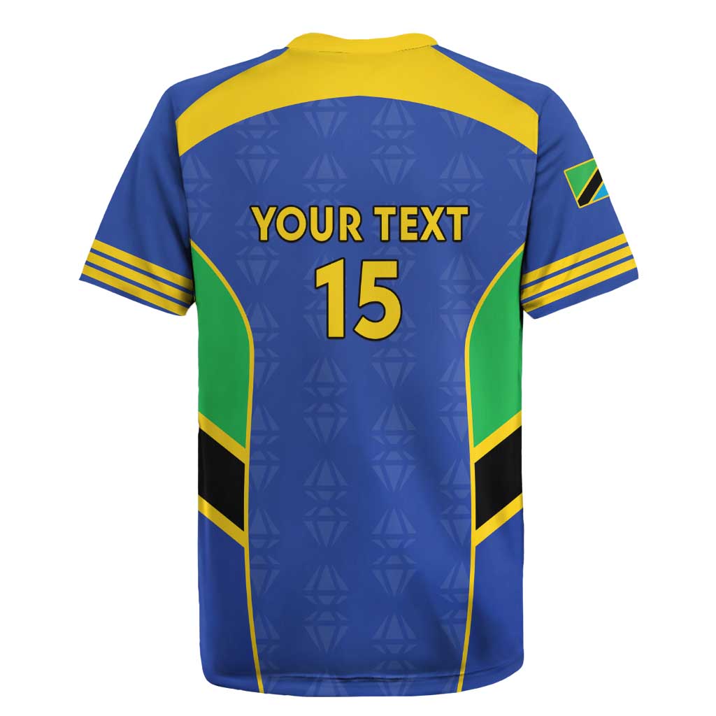 Custom Tanzania Football Rugby Jersey Go Taifa Stars Go - Wonder Print Shop