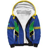 Custom Tanzania Football Sherpa Hoodie Go Taifa Stars Go - Wonder Print Shop